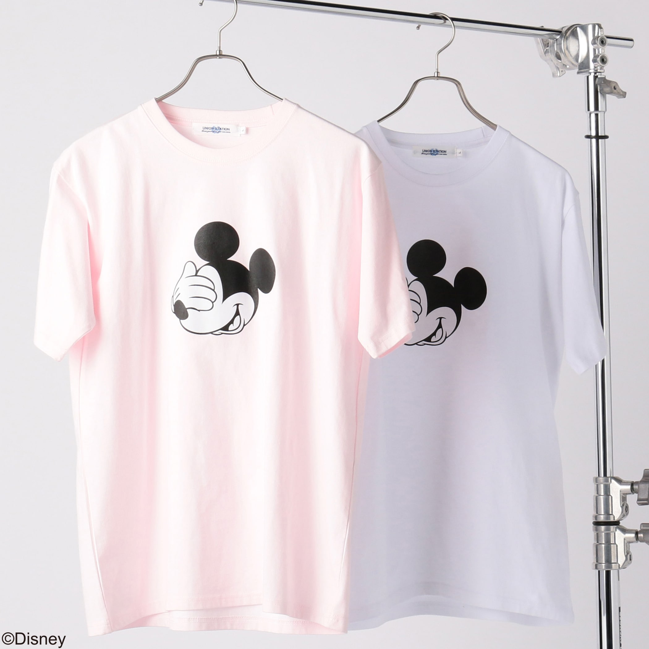 Disney(ディズニー)ミッキーマウスプリントTシャツ<フェイス>