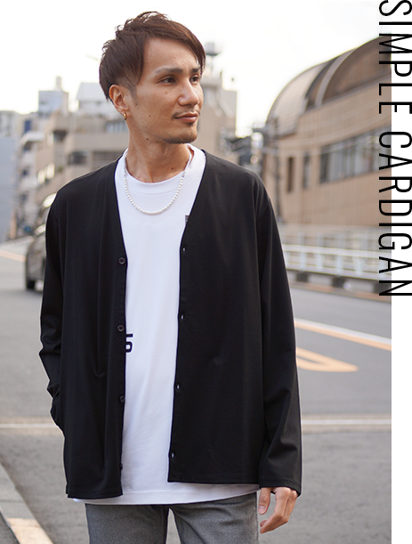 #05 NEW OUTER COLLECTION カルゼ調カーディガン