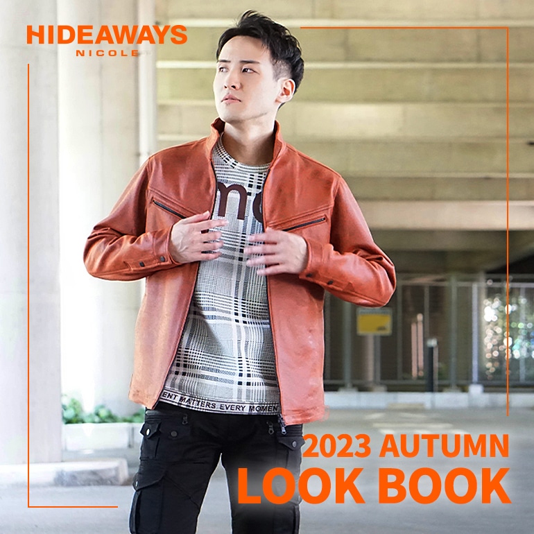 HIDE AWAYS レザージャケット NICOLE-