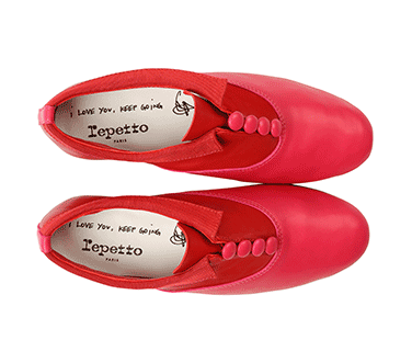 Zizi oxford shoes by SIA Goatskin Red and Fuchsia