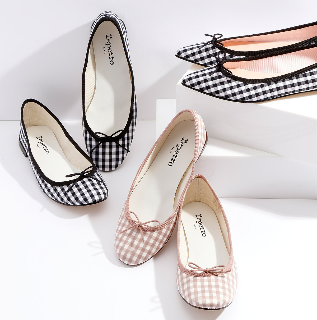 レペット ギンガムチェック バレエシューズ repetto-garciotum.com